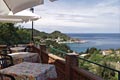 Hotel Oleandro: Panorama von der Restaurant - Insel Elba