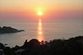Hotel Oleandro: ein Sonnenuntergang von der Terrasse - Insel Elba